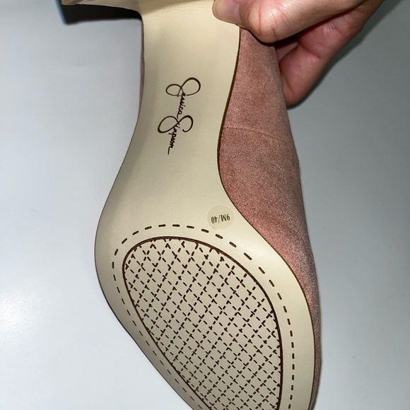 NEW Jessica Simpson Pumps Size 9 Fake Suede - Picture 4 of 5